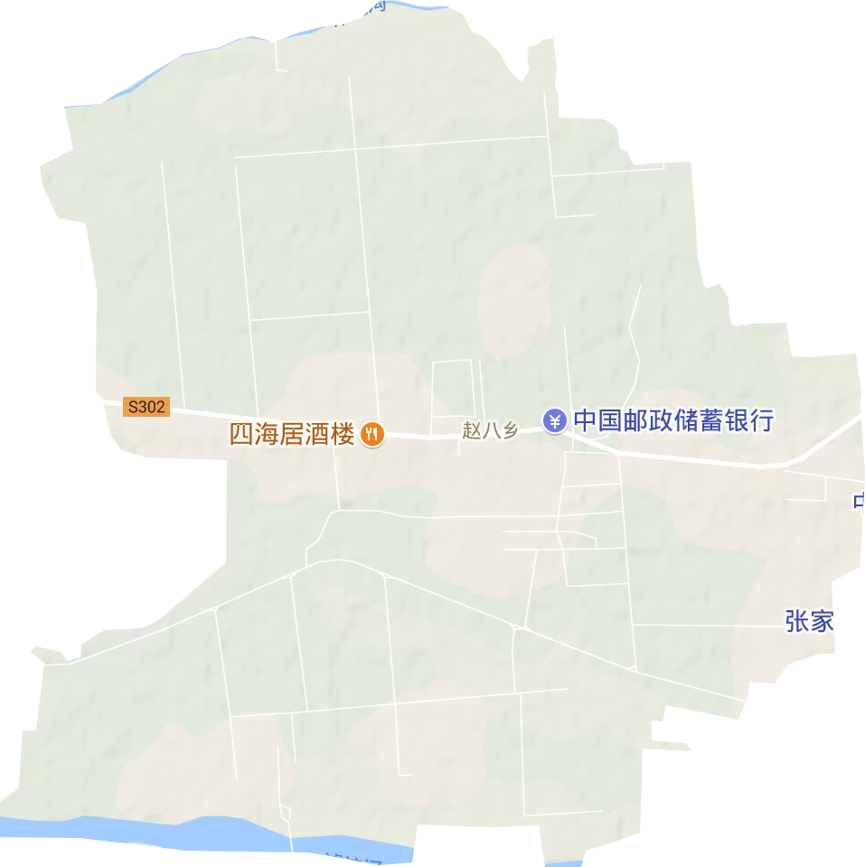 赵八镇地形地图