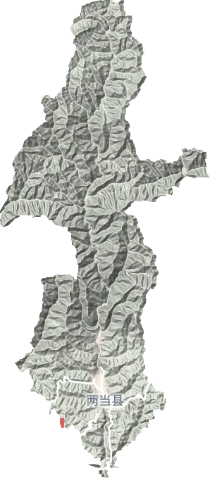 金洞乡地形地图