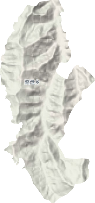 路盘乡地形地图