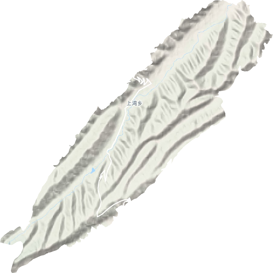 上湾乡地形地图