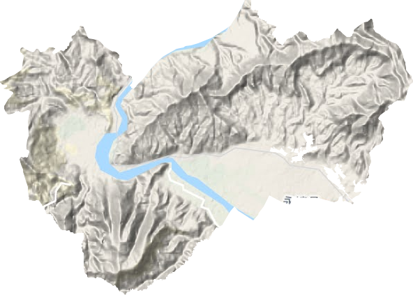 太极镇地形地图