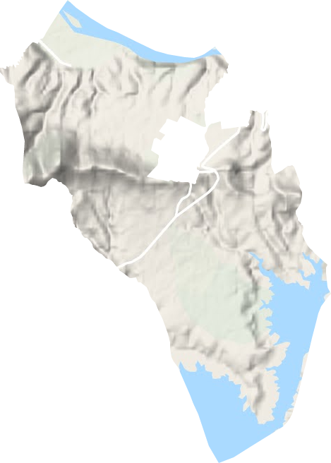 岘塬镇地形地图