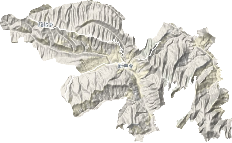 新寺乡地形地图