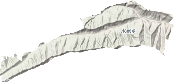 水泉乡地形地图