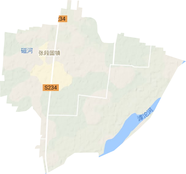张段固镇地形地图