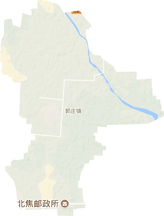 郭庄镇地形地图