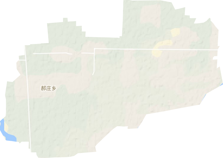 郝庄乡地形地图