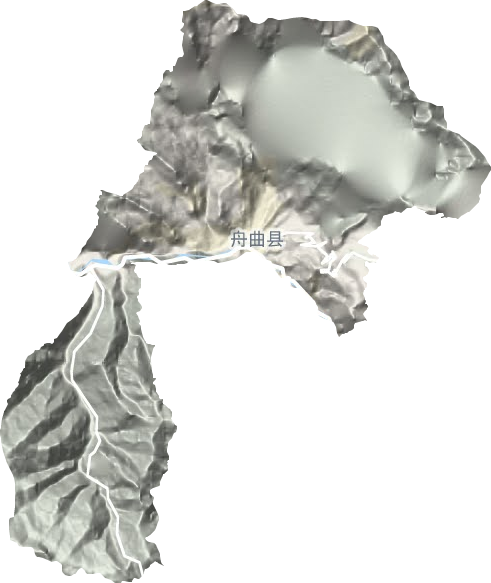 城关镇地形地图