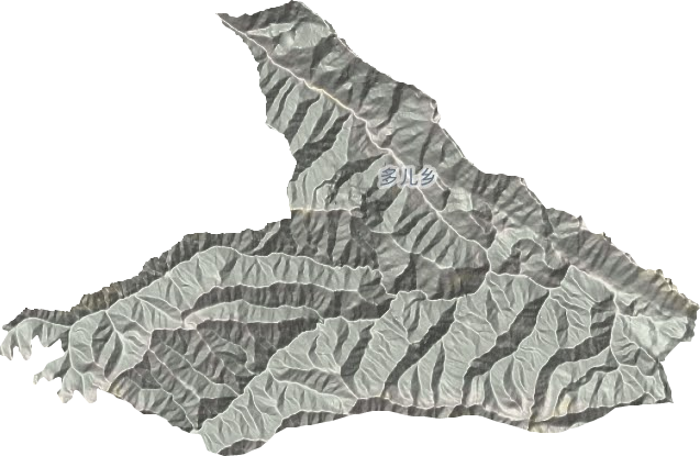 多儿乡地形地图