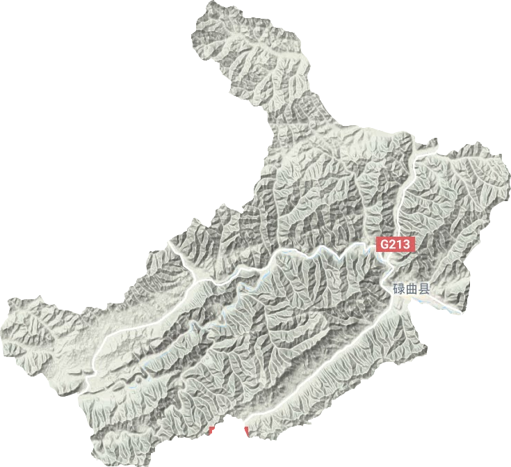 玛艾镇地形地图