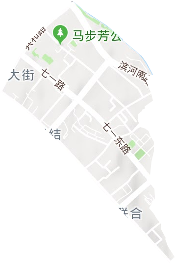 周家泉街道地形地图