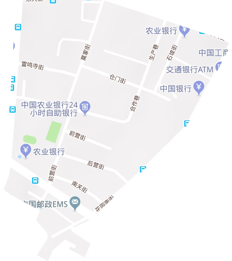 仓门街街道地形地图