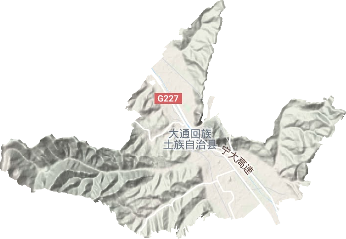 桥头镇地形地图