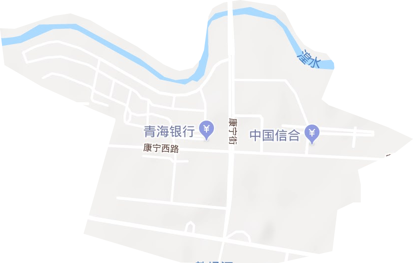 康川街道地形地图