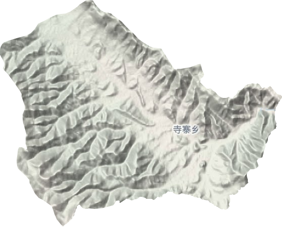 寺寨乡地形地图