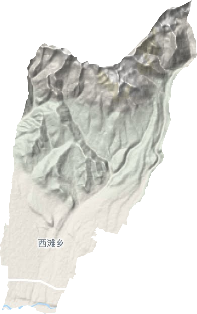 西滩乡地形地图
