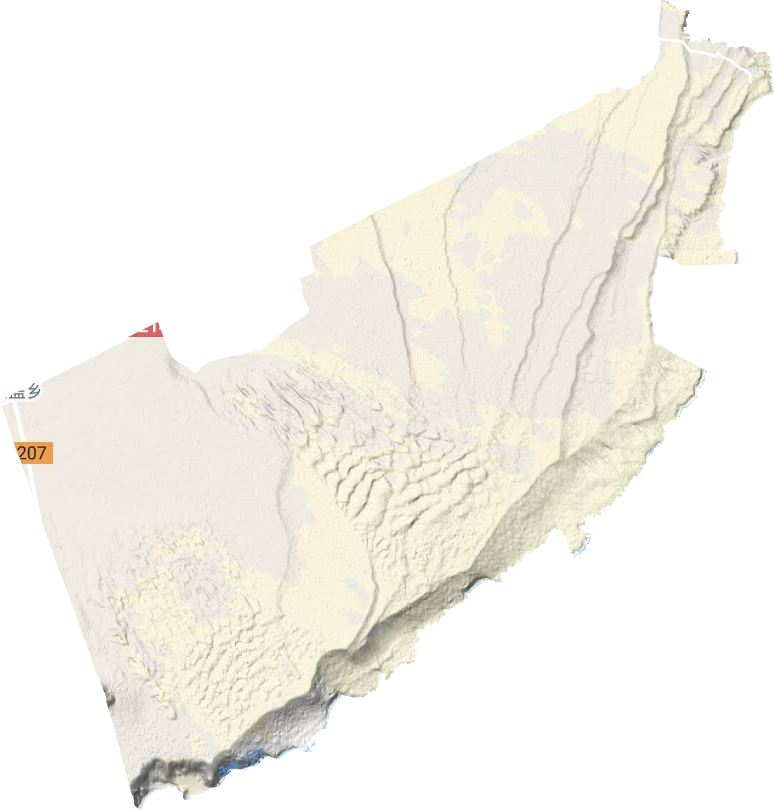 铁盖乡地形地图