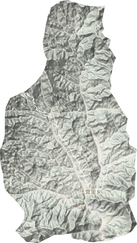 营里乡地形地图