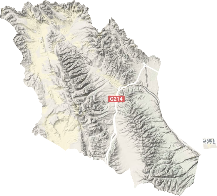 子科滩镇地形地图