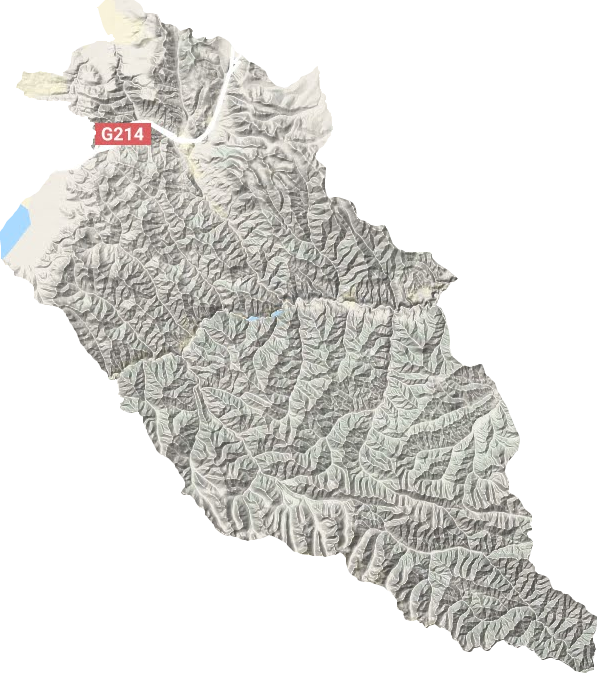 温泉乡地形地图