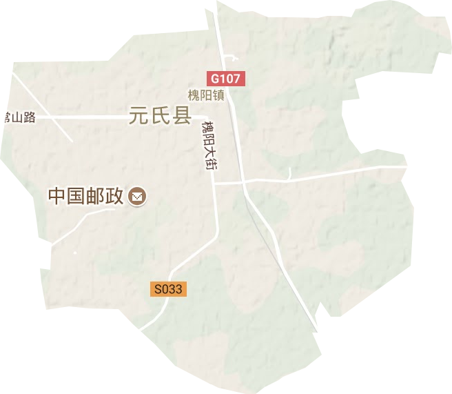 槐阳镇地形地图