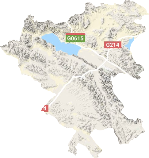 花石峡镇地形地图