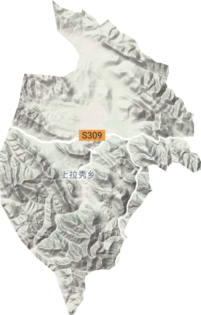 西杭街道地形地图