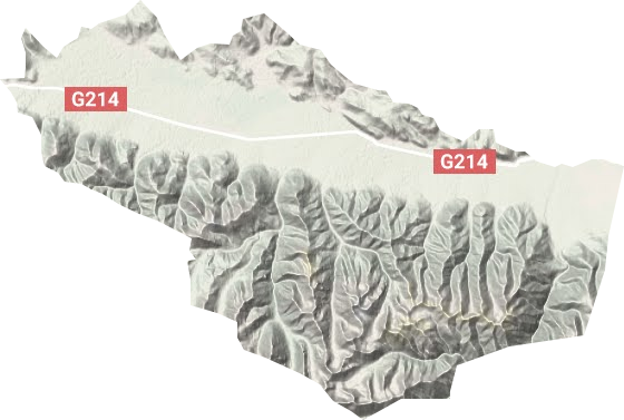 新寨街道地形地图