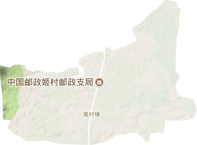 姬村镇地形地图