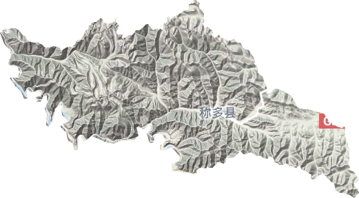 称文镇地形地图