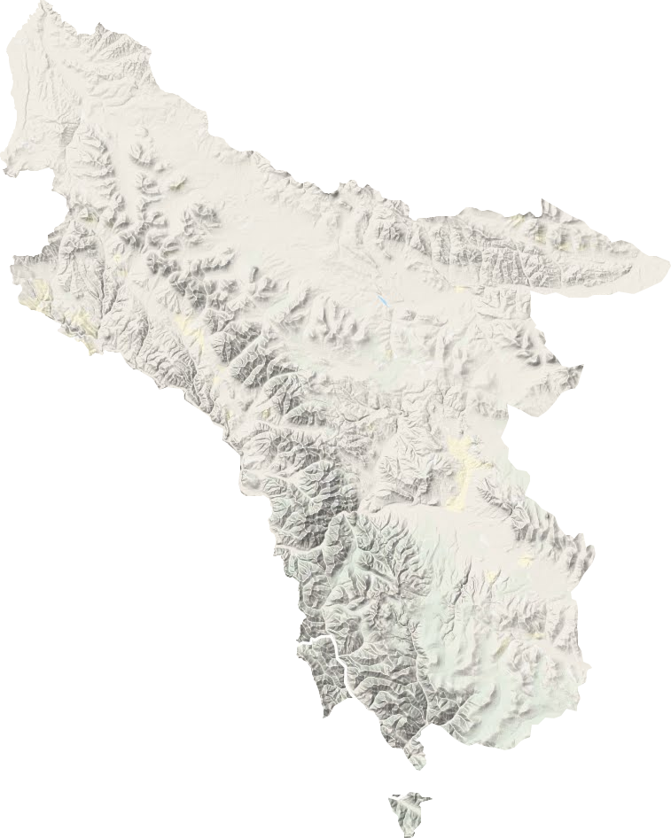 扎朵镇地形地图