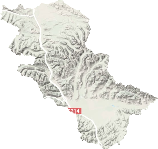 珍秦镇地形地图