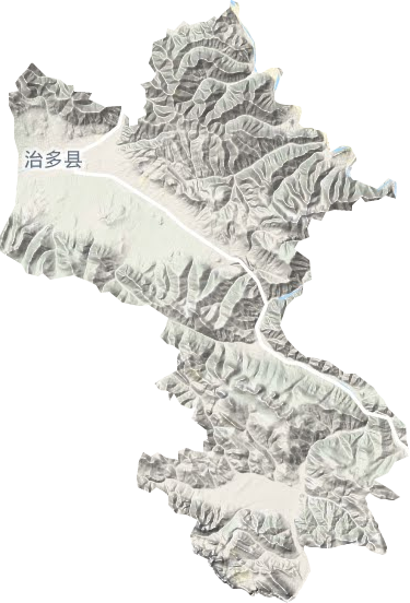 加吉博洛格镇地形地图