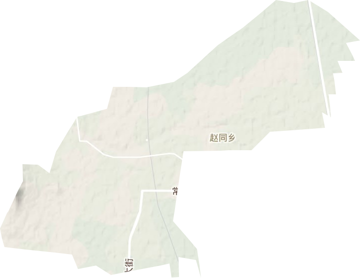 赵同乡地形地图