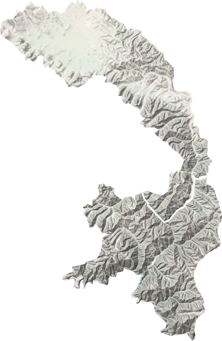 巴干乡地形地图