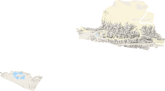 郭勒木德镇地形地图