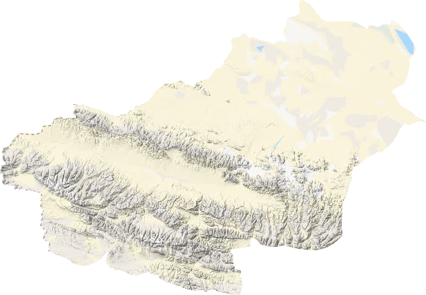 乌图美仁乡地形地图