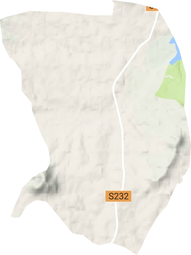 苏村乡地形地图