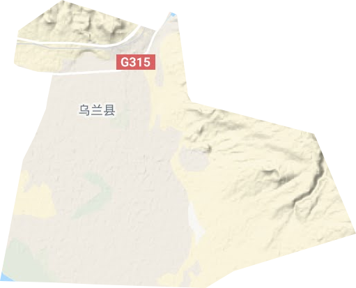 希里沟镇地形地图