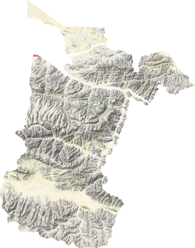 香加乡地形地图