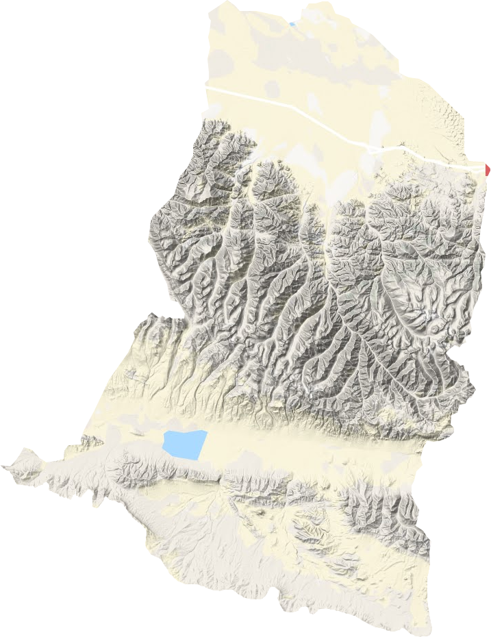 巴隆乡地形地图