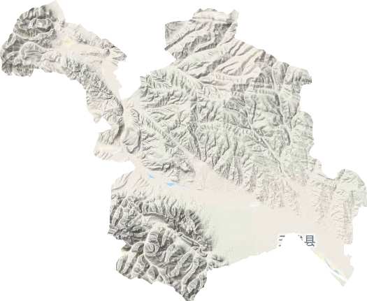 快尔玛乡地形地图
