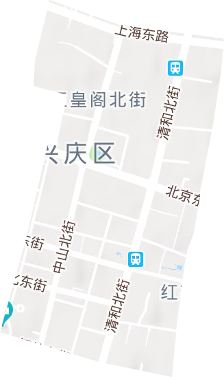 玉皇阁北街街道地形地图