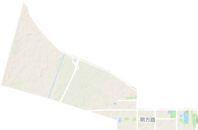 朔方路街道地形地图