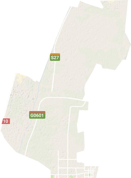贺兰山西路街道地形地图