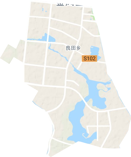 长城中路街道地形地图