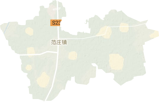 范庄镇地形地图