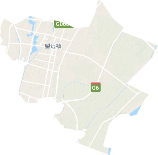 望远镇地形地图