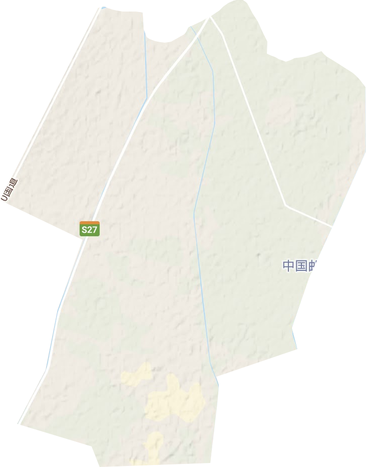 暖泉农场地形地图