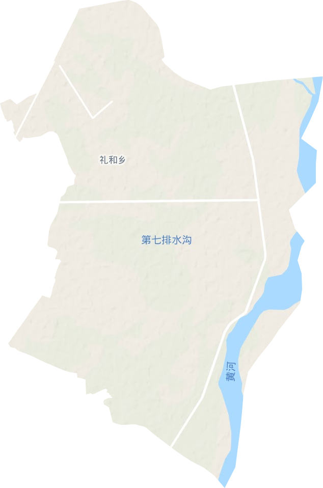 礼和乡地形地图